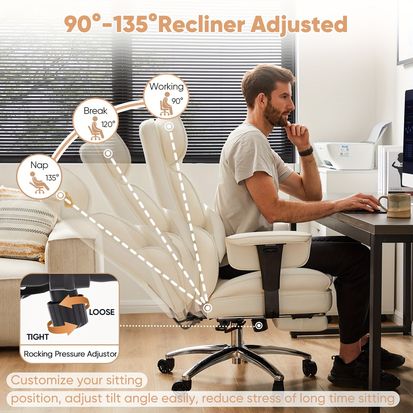 Premium Reclining Office Chair