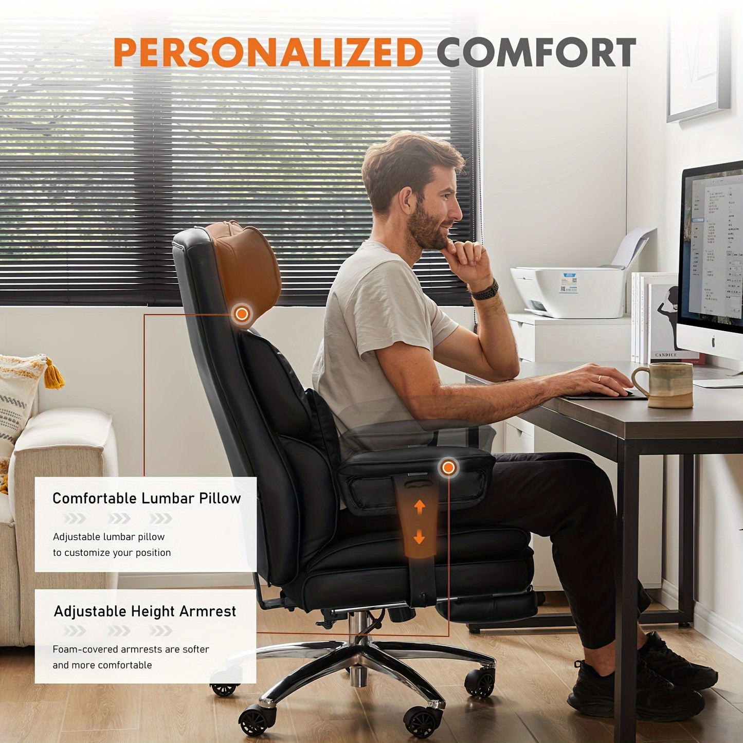 XL Reclining Office Chair