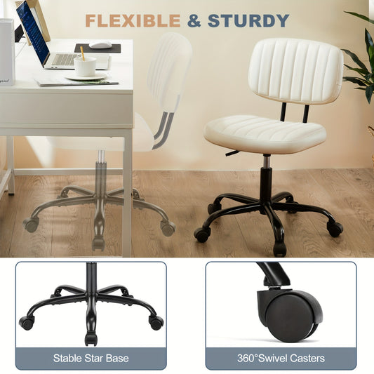 Armless Compact Office Chair