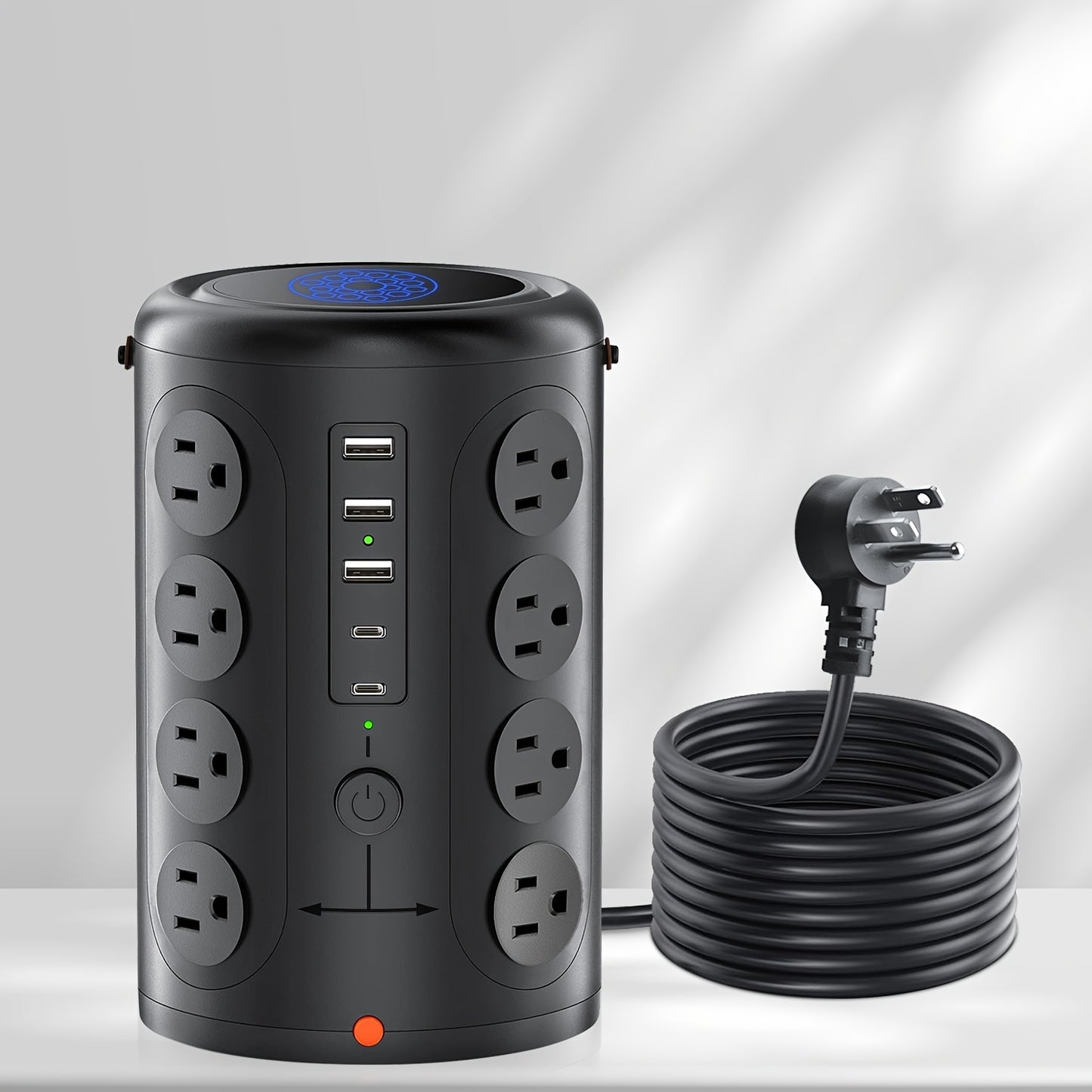 Power Strip Tower with Surge