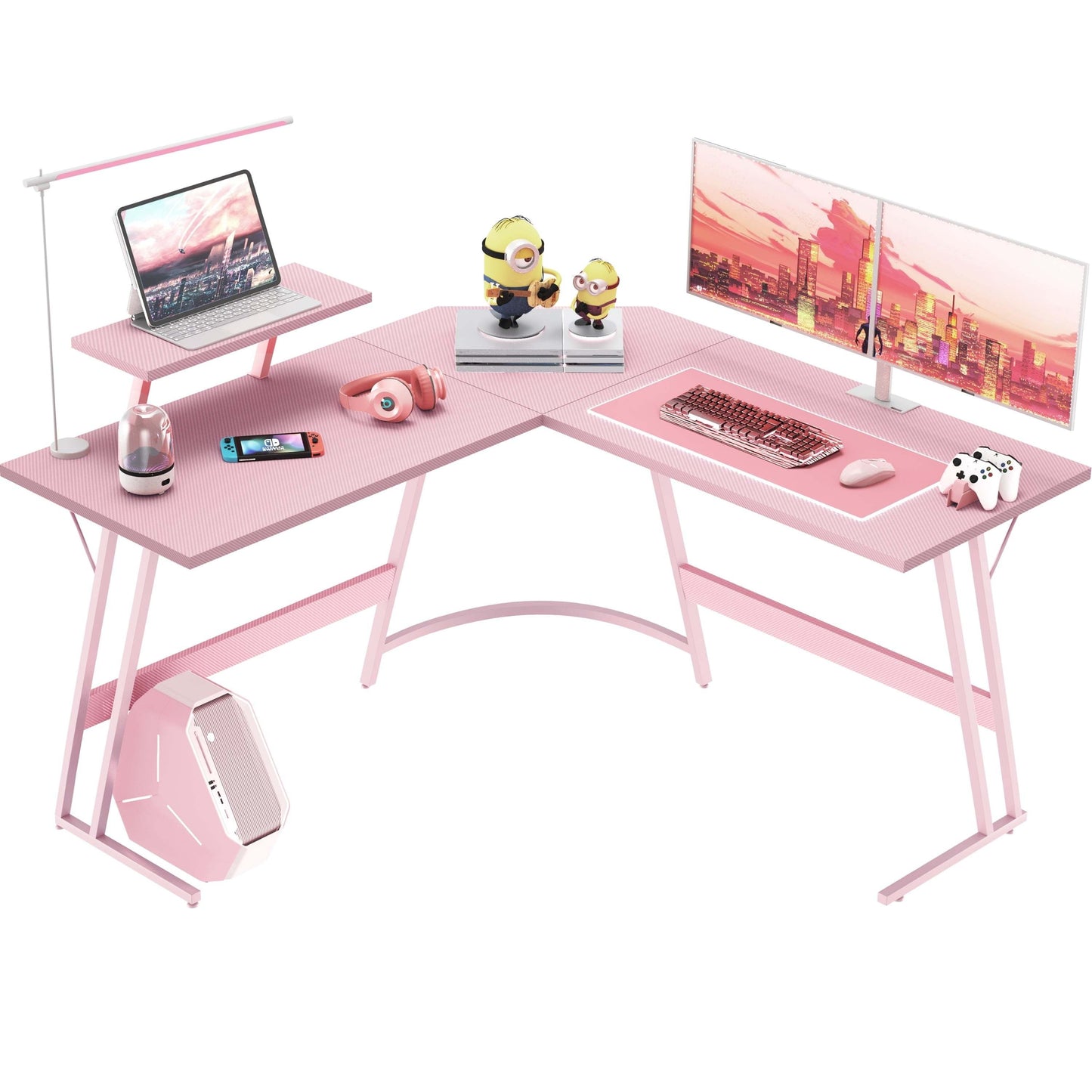 51 Inch L-Shaped Gaming Desk