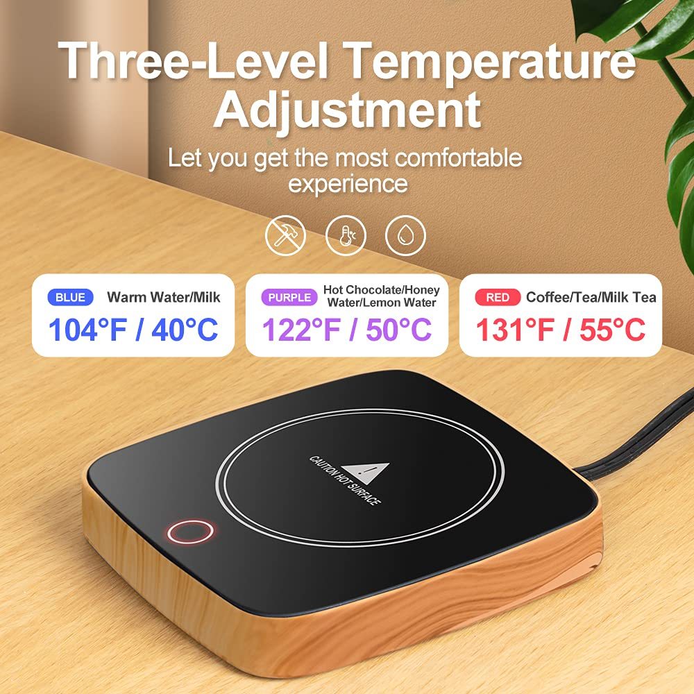 Smart Mug Warmer with Temps