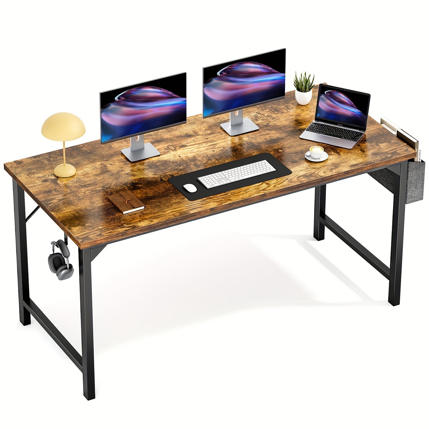 Desk with Storage Hook Bag