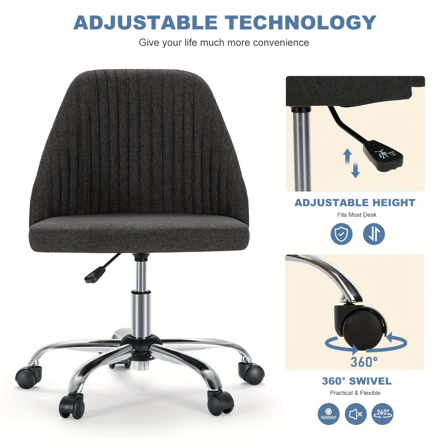 Modern Vanity Desk Chair