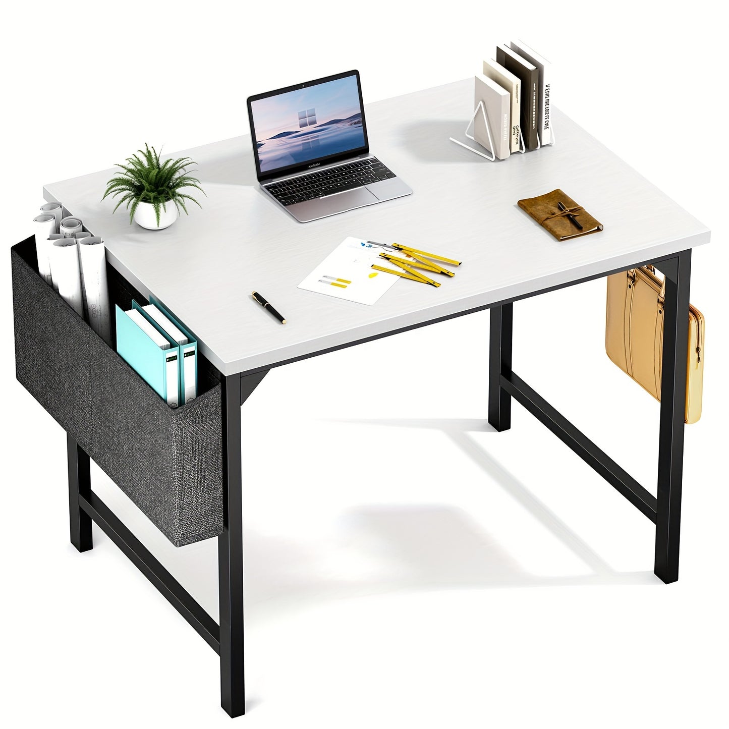 Desk with Storage Hook Bag