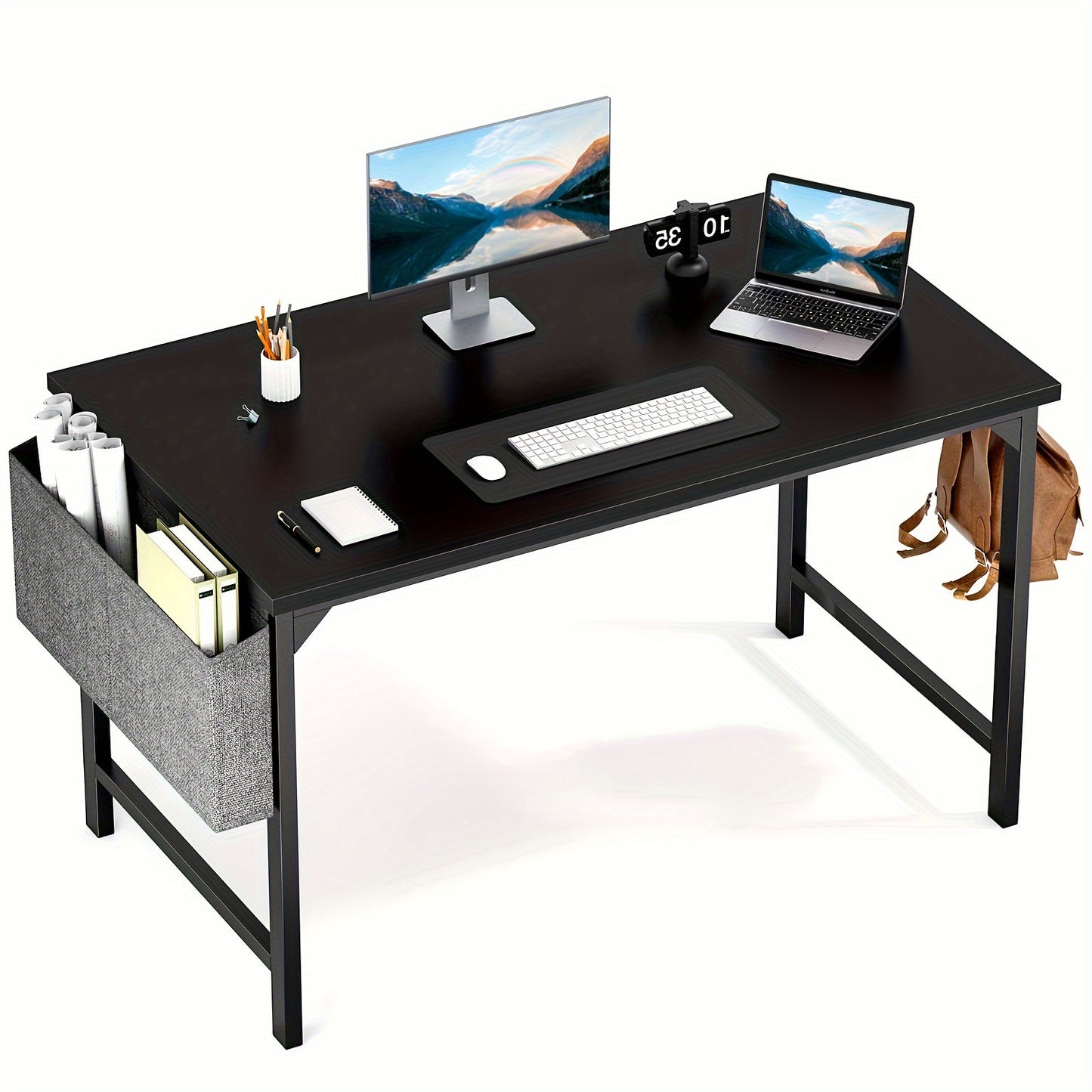 Desk with Storage Hook Bag