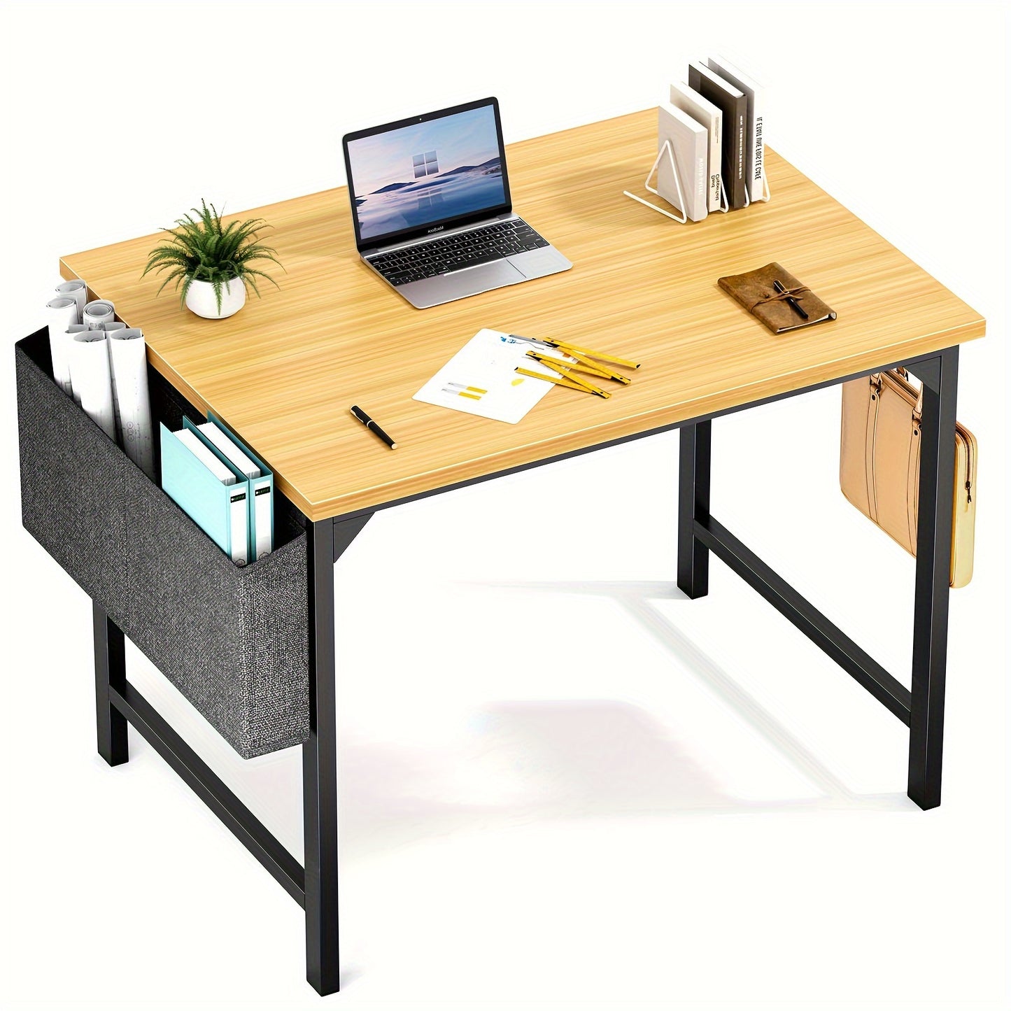 Desk with Storage Hook Bag