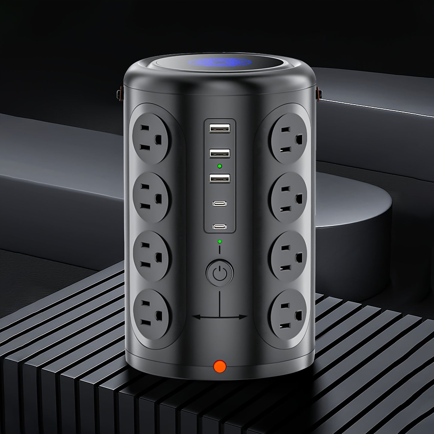 Power Strip Tower with Surge