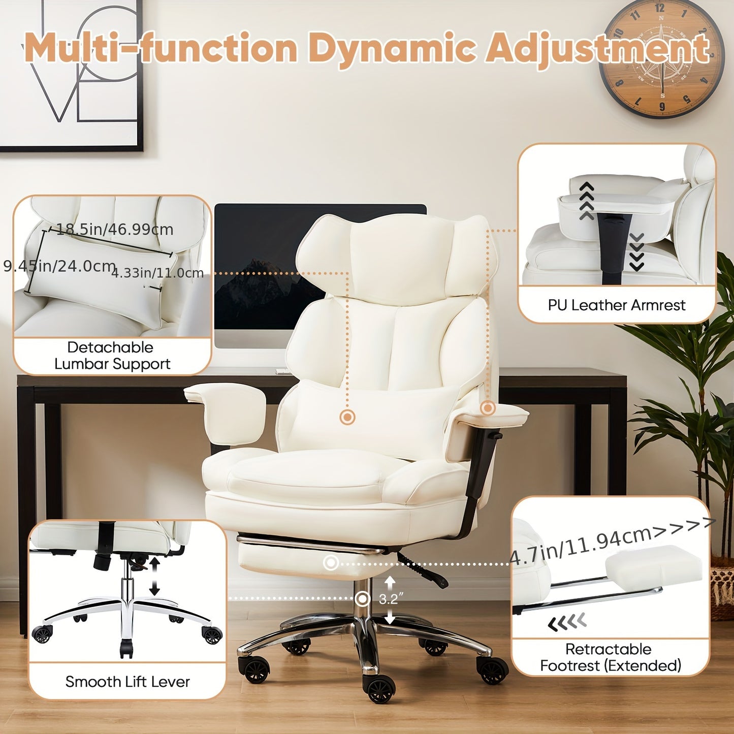 Premium Reclining Office Chair