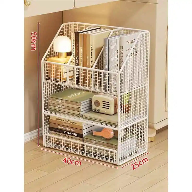 Under-Desk Metal Bookcase