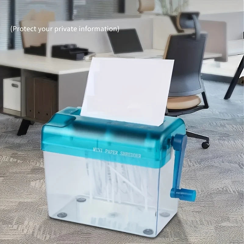 Manual Hand Crank Shredder