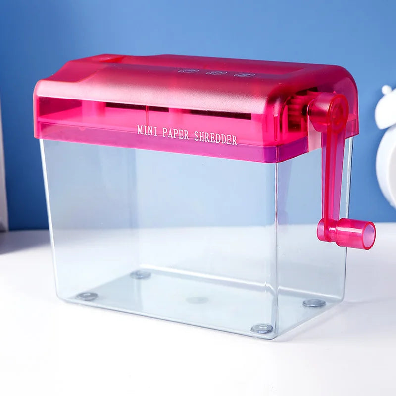 Manual Hand Crank Shredder
