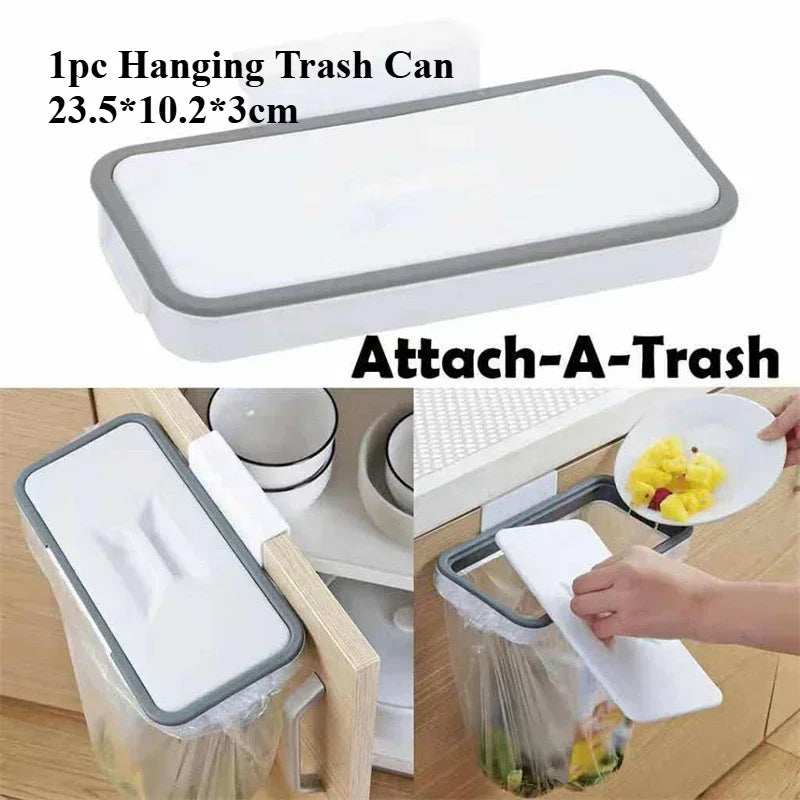 Compact Quiet-Close Trash Can