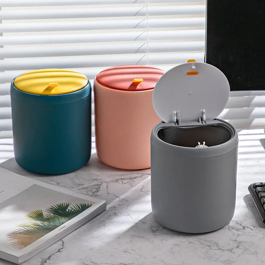 Mini Desktop Office Trash Bin