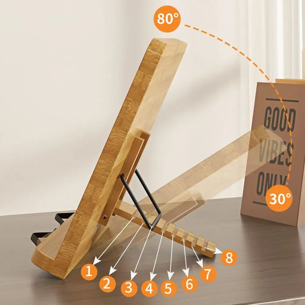 Adjustable Wooden Book Stand