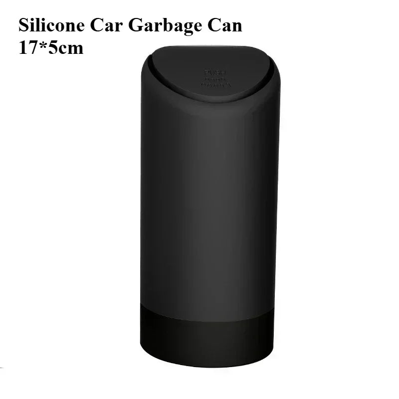 Compact Quiet-Close Trash Can