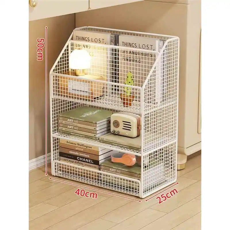 Under-Desk Metal Bookcase