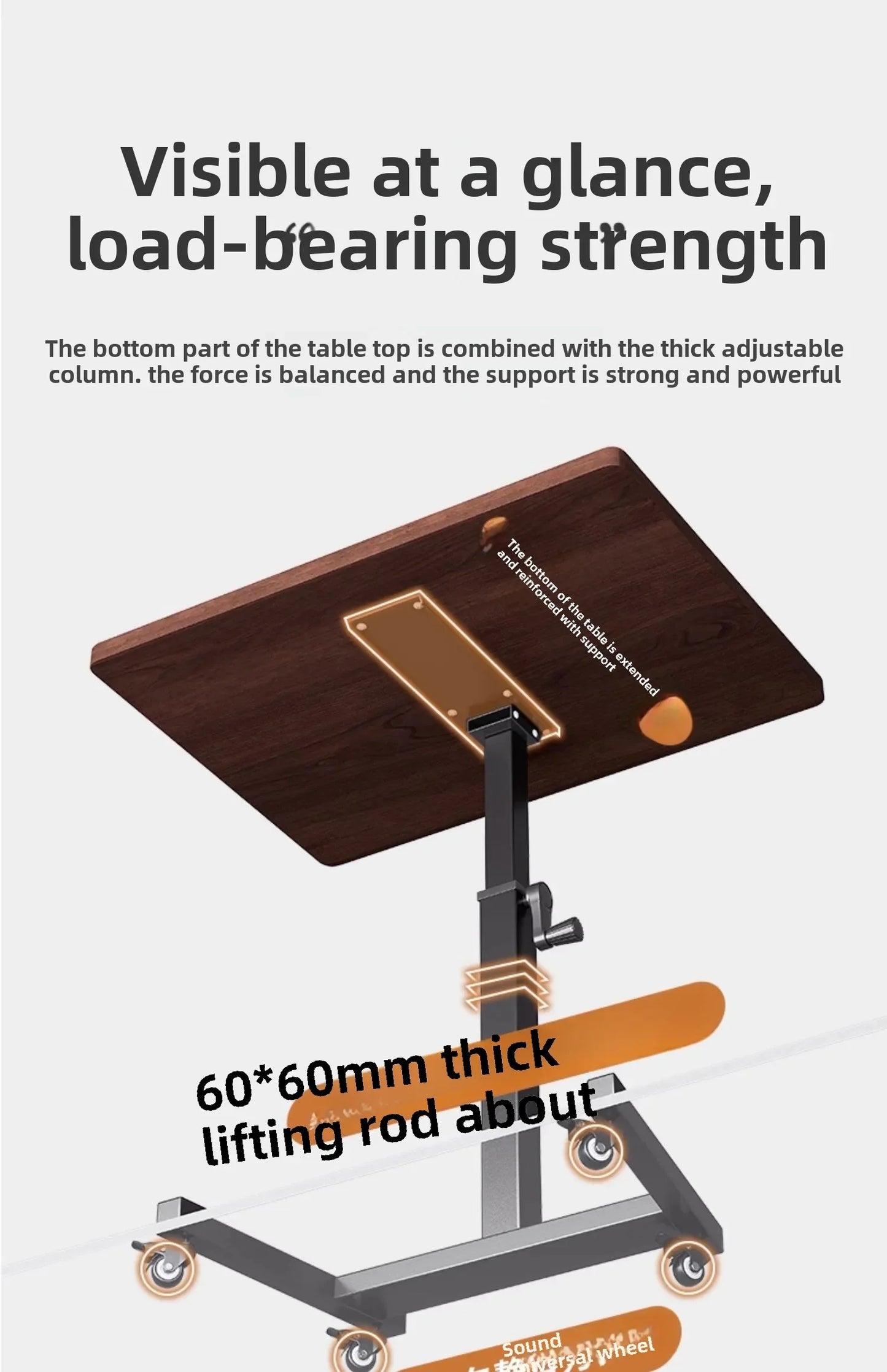Mobile Standing Gaming Desk