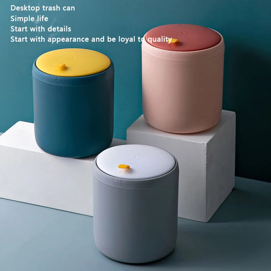 Mini Desktop Office Trash Bin