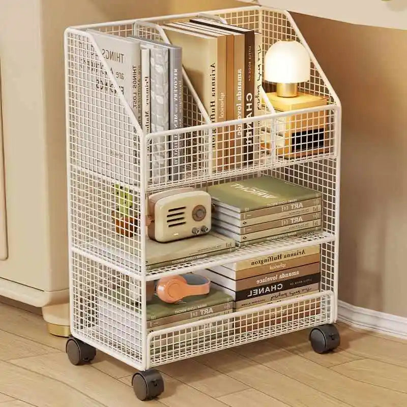 Under-Desk Metal Bookcase