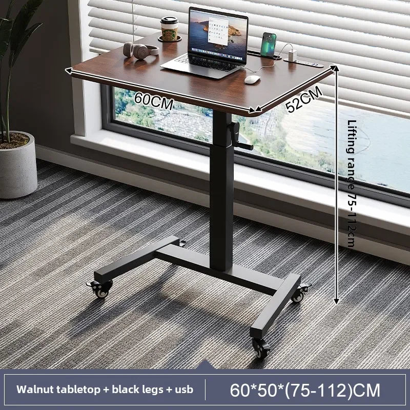 Mobile Height Adjustable Desk