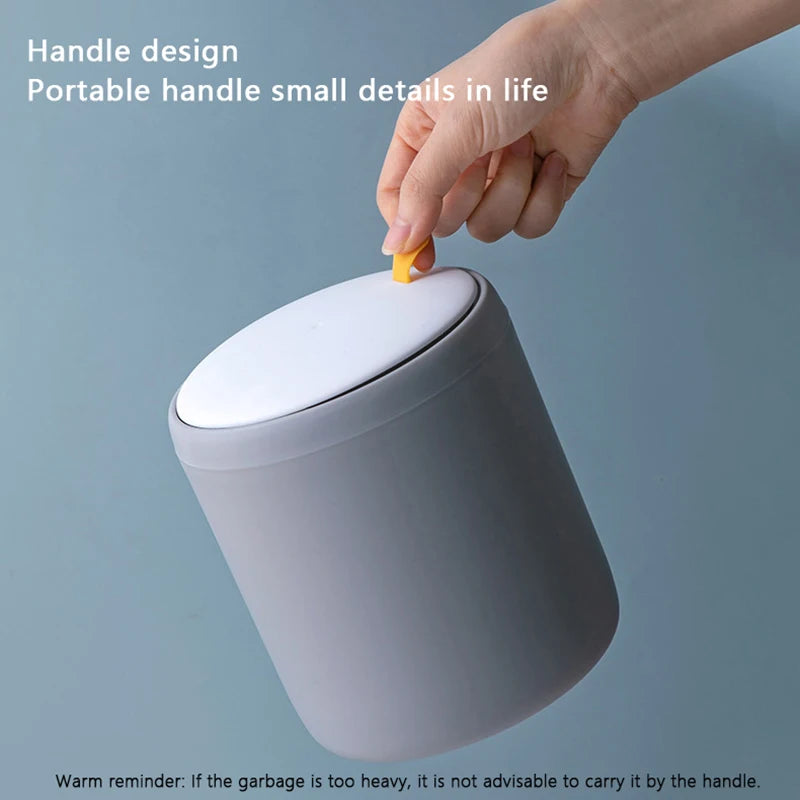 Mini Desktop Office Trash Bin