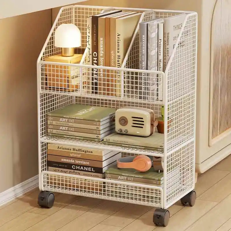 Under-Desk Metal Bookcase