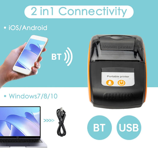 58mm Portable Receipt Printer