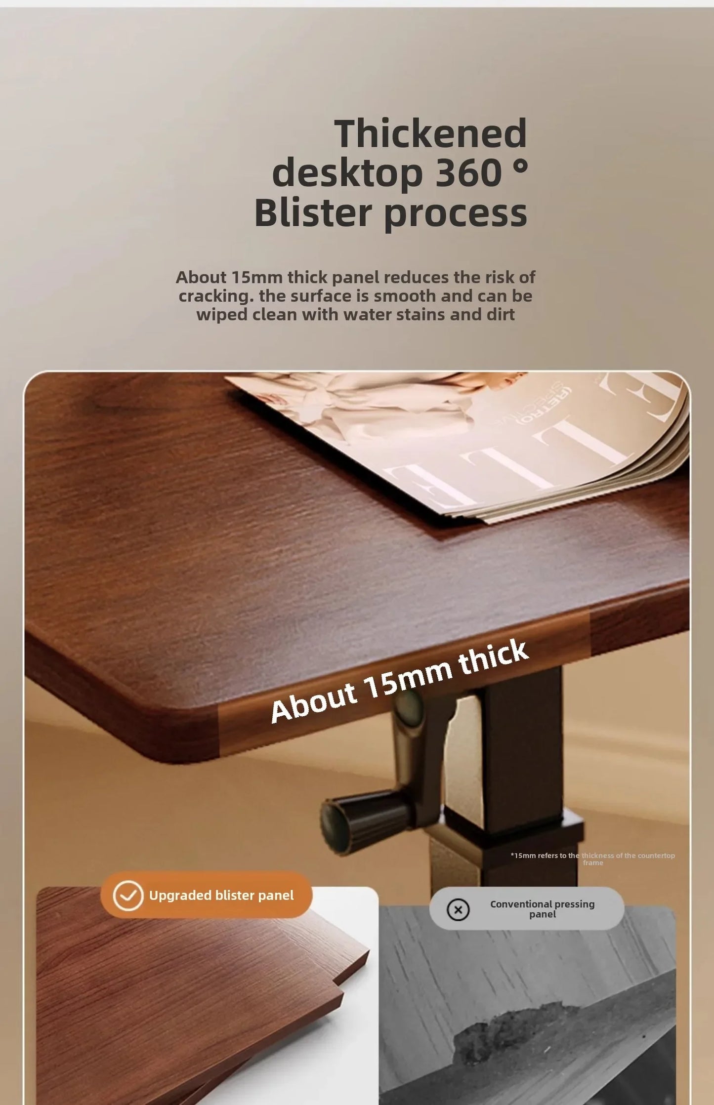 Mobile Height Adjustable Desk