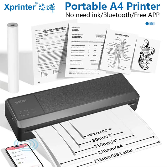 Letter Size Bluetooth Thermal Printer