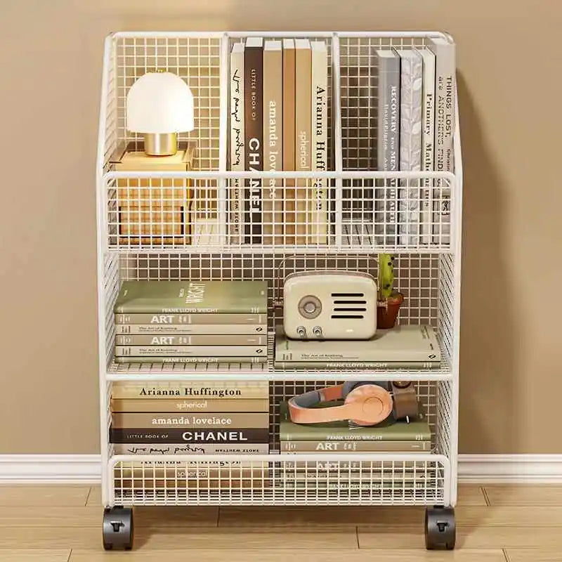 Under-Desk Metal Bookcase