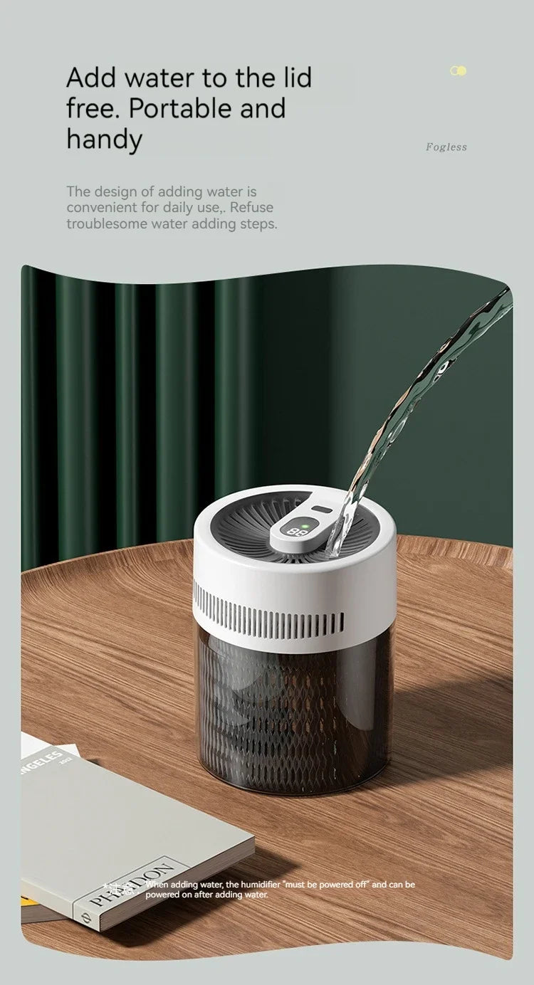 2L USB Dual Spray Humidifier