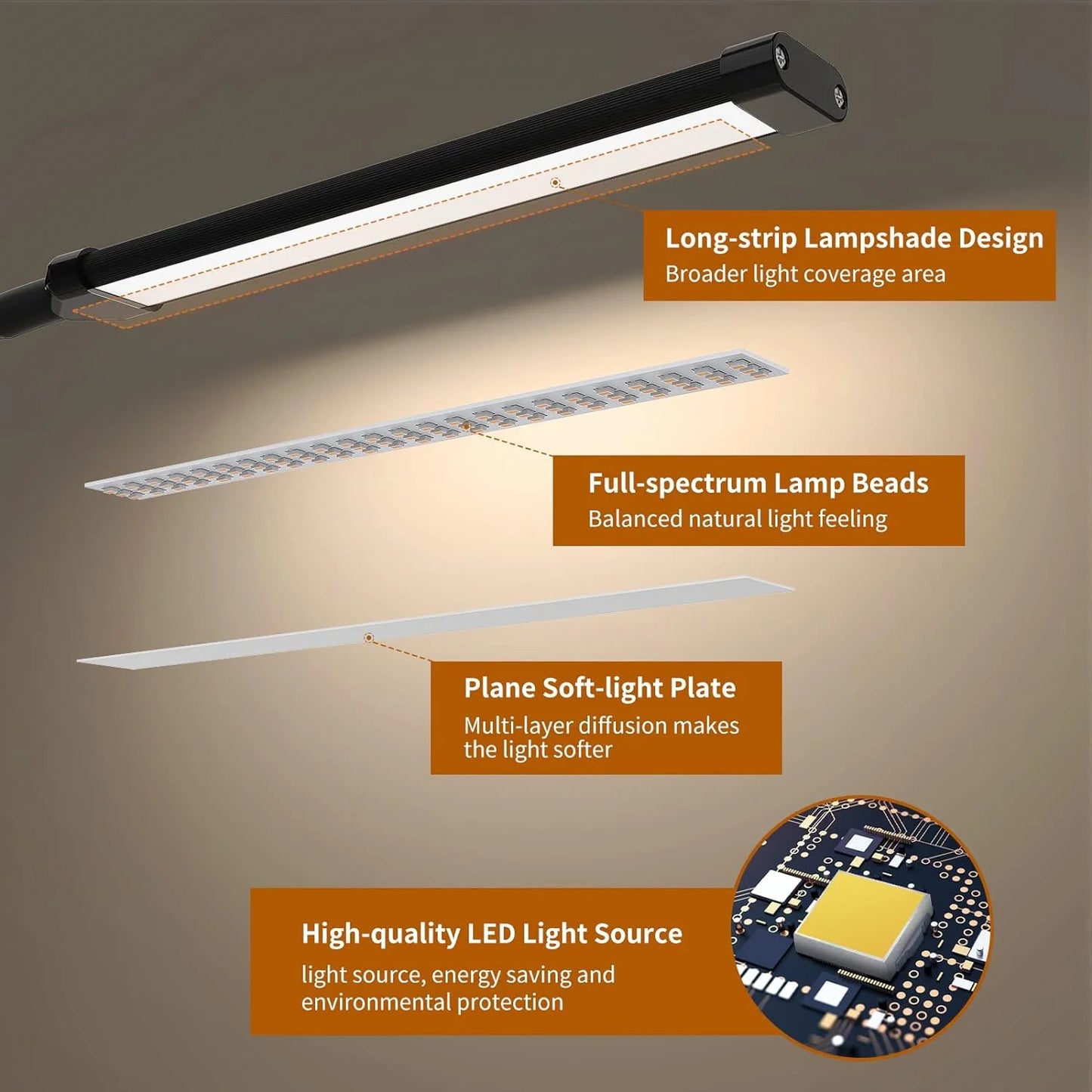 USB Clip Reading Light