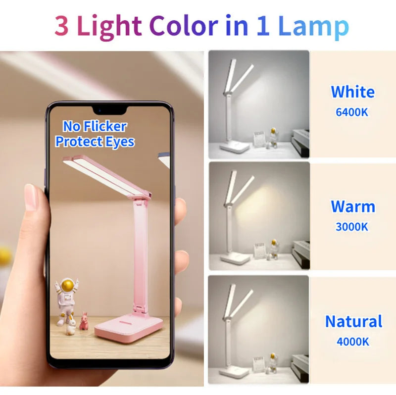 Rechargeable Touch LED Desk Lamp