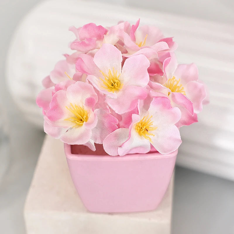 Mini Artificial Flower Pot