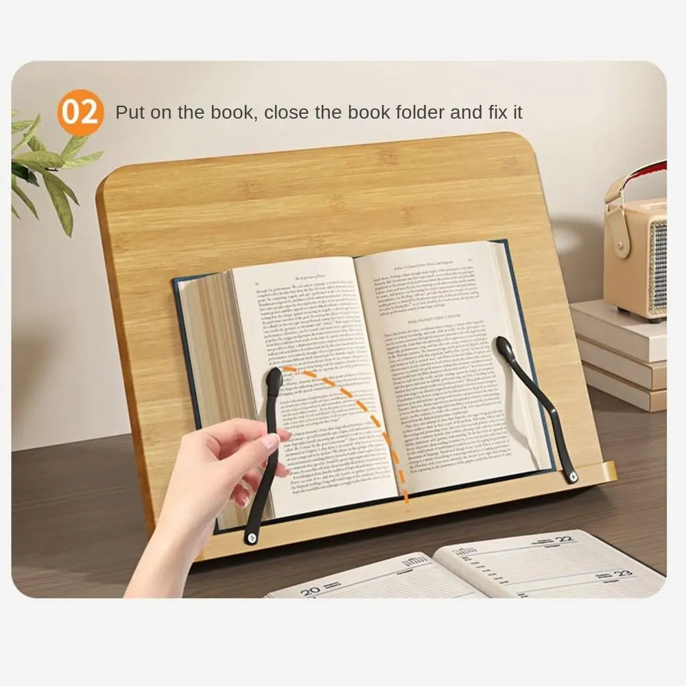 Adjustable Wooden Book Stand