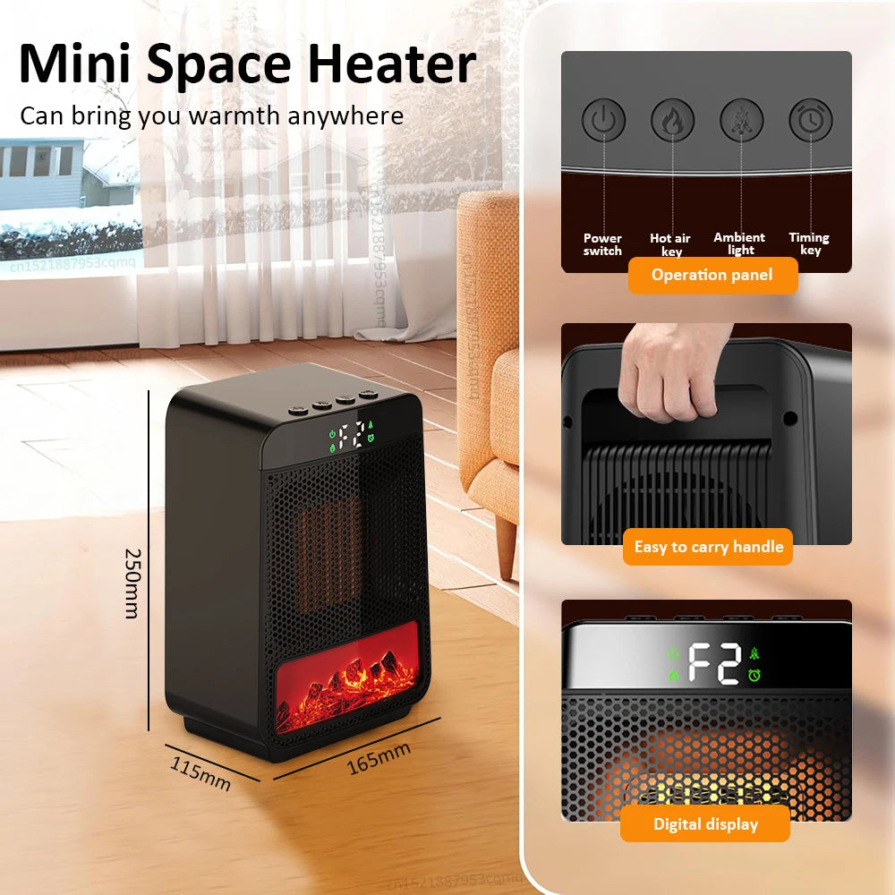 Smart PTC Desk Heater