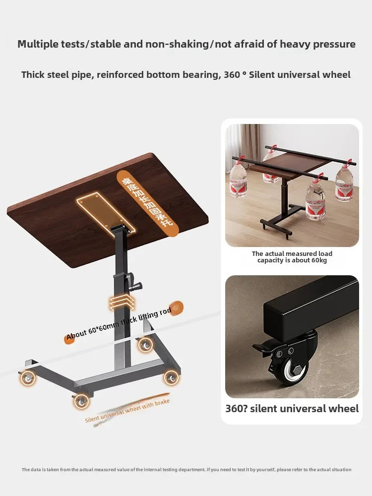 Mobile Height Adjustable Desk
