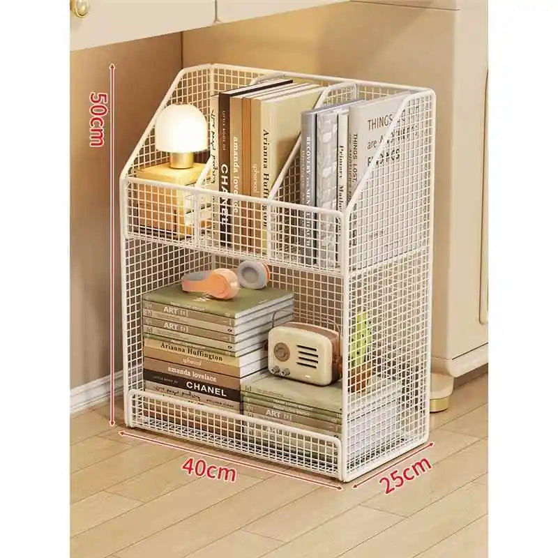 Under-Desk Metal Bookcase
