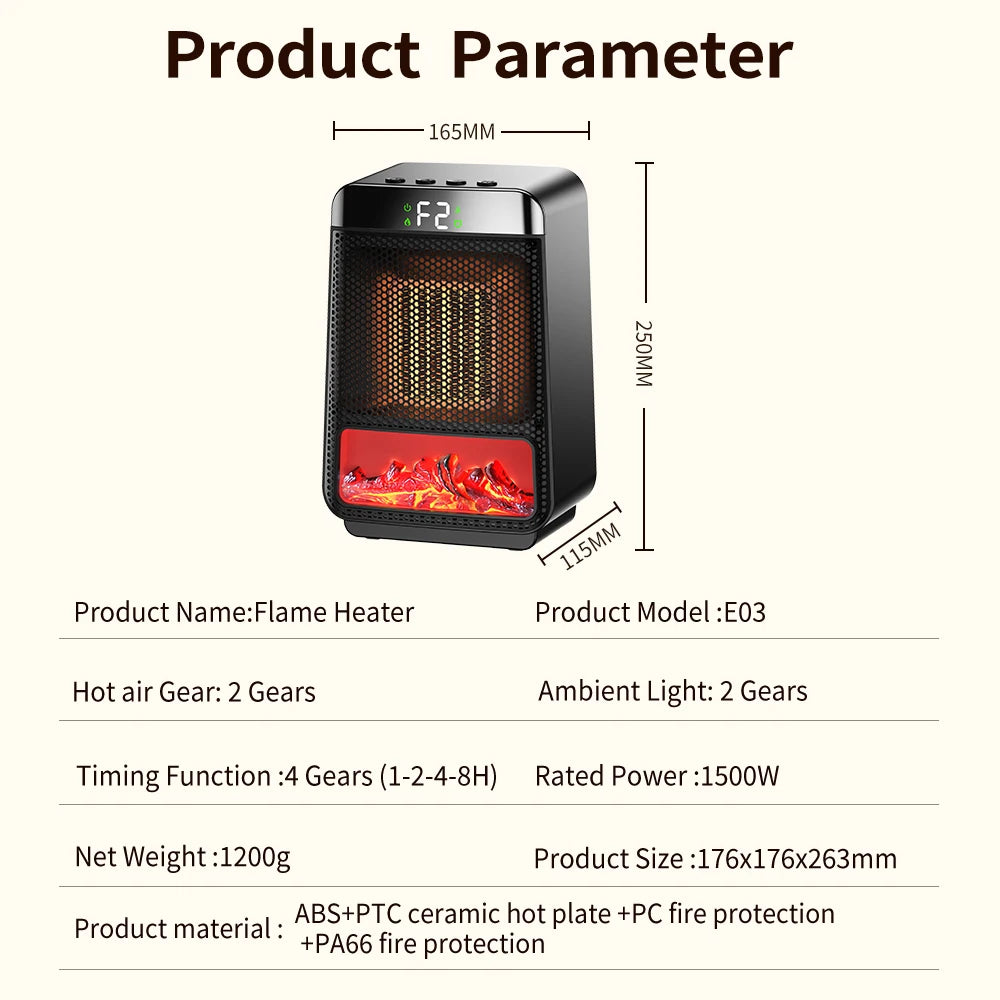 Portable PTC Space Heater