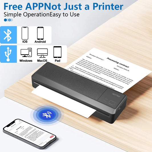 Letter Size Bluetooth Thermal Printer