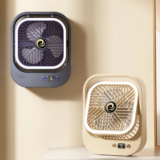 Rechargeable LED Mini Desk Fan