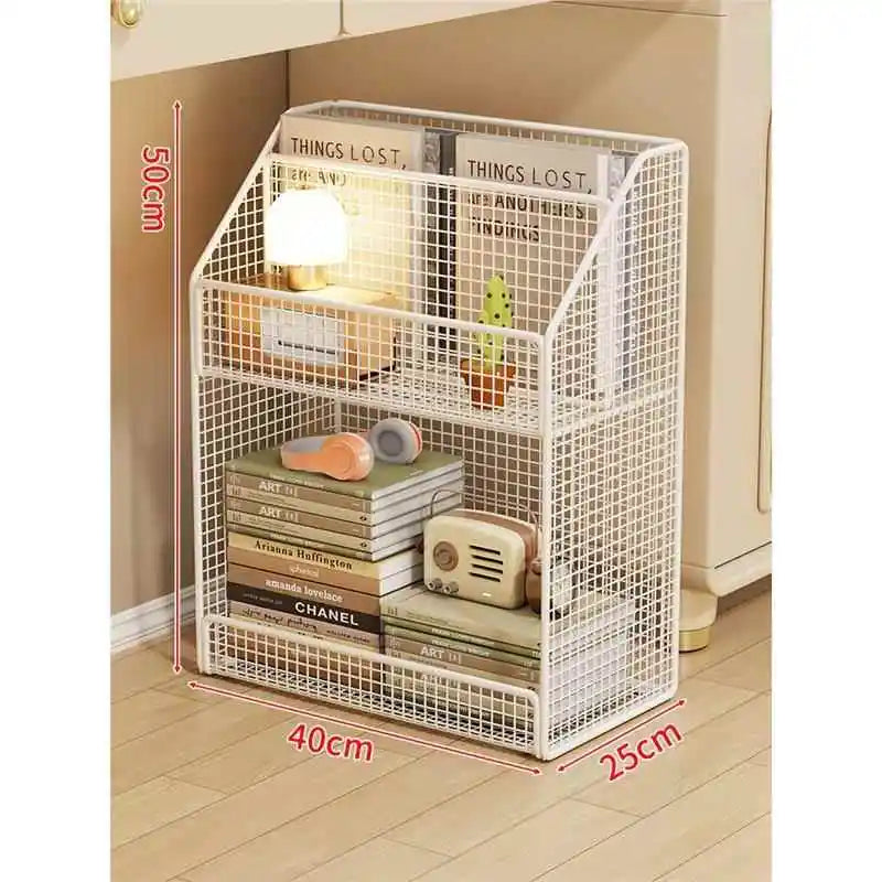Under-Desk Metal Bookcase