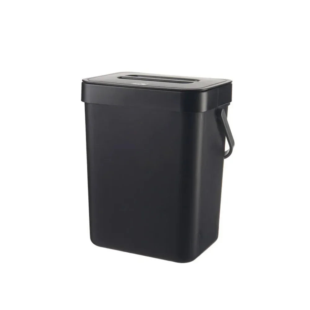 Compact Quiet-Close Trash Can