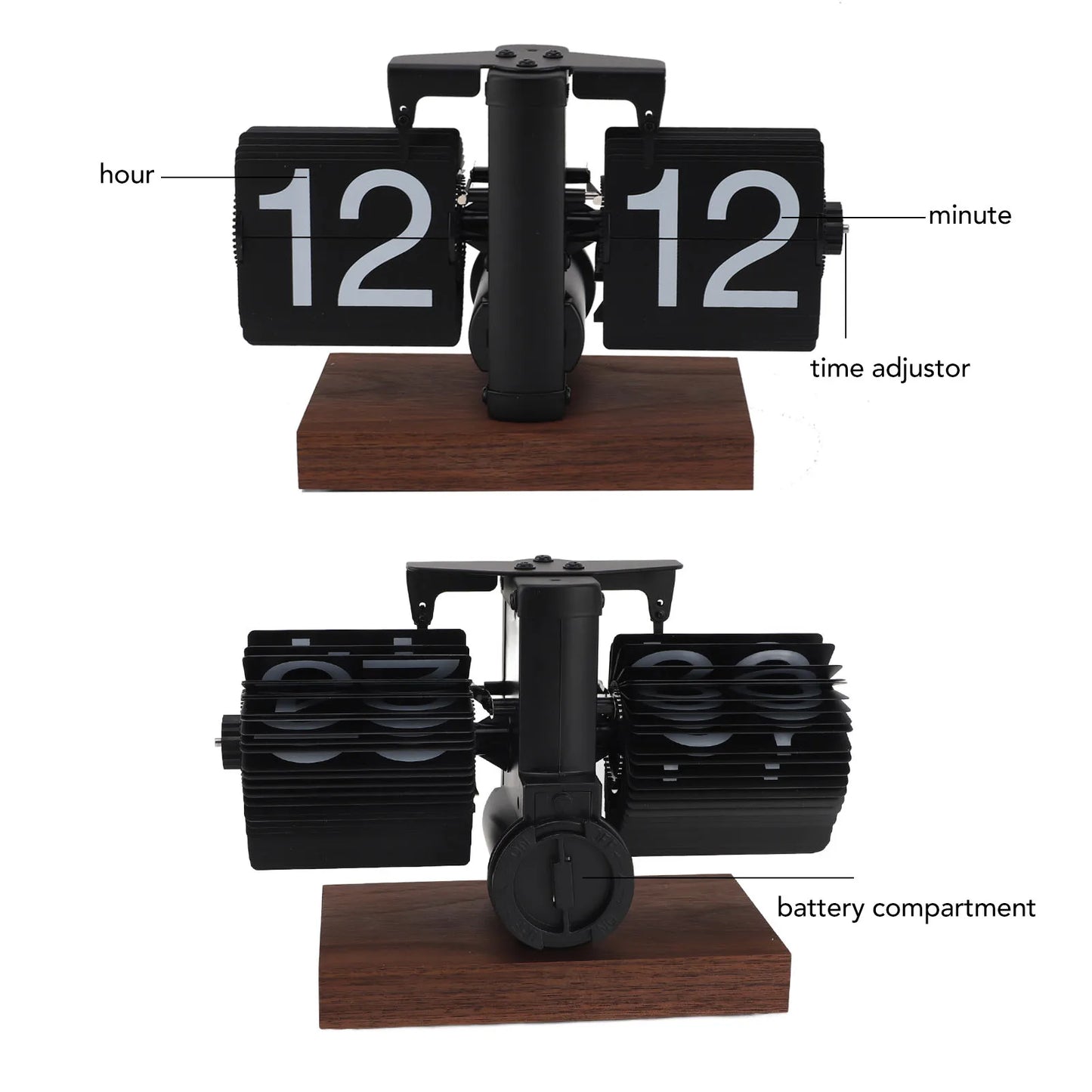 Vintage Rotary Desk Clock