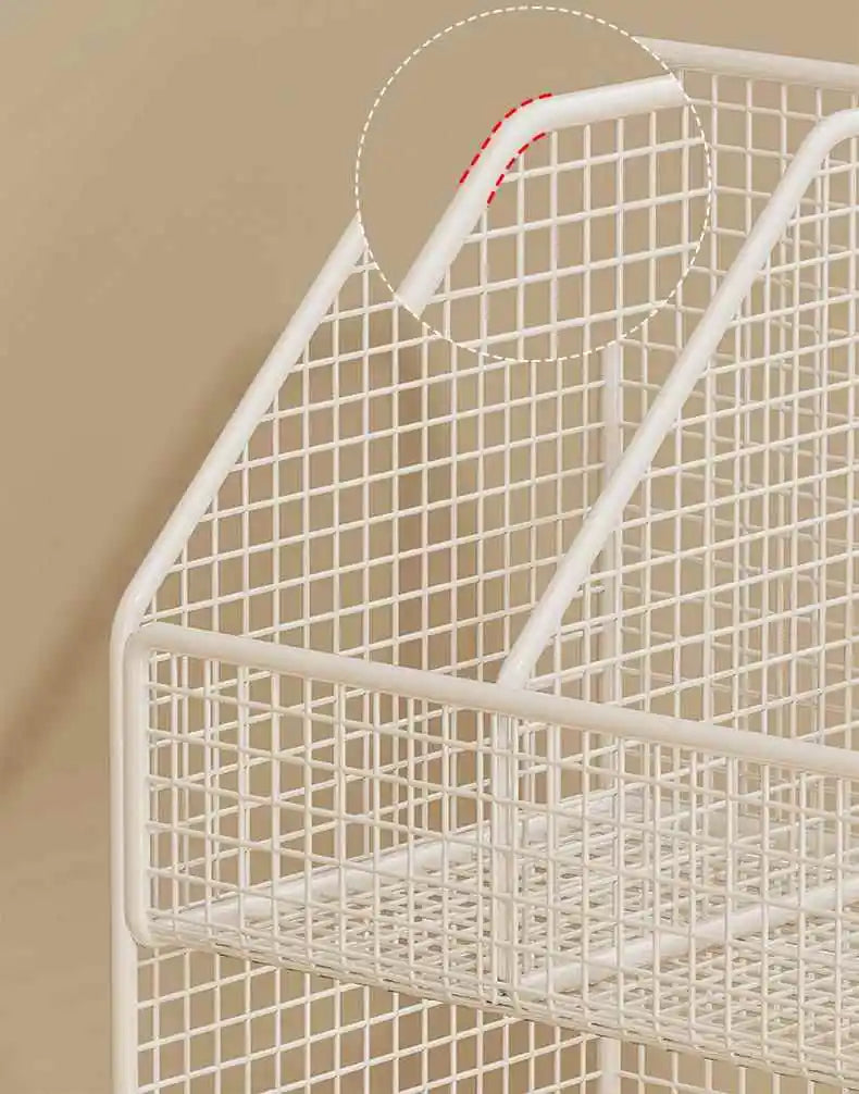 Under-Desk Metal Bookcase