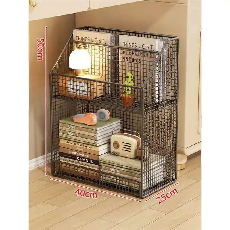 Under-Desk Metal Bookcase