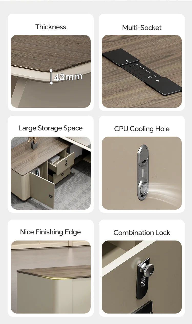 Modular Executive Boss Desk