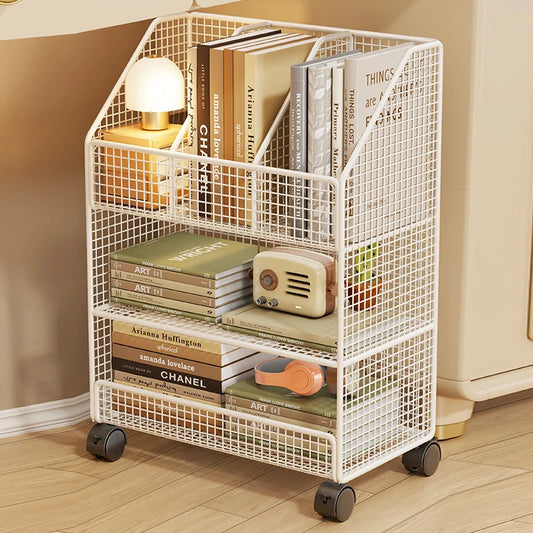 Under-Desk Metal Bookcase