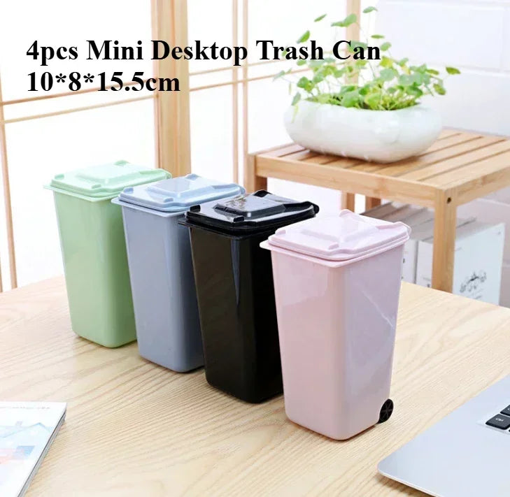 Compact Quiet-Close Trash Can